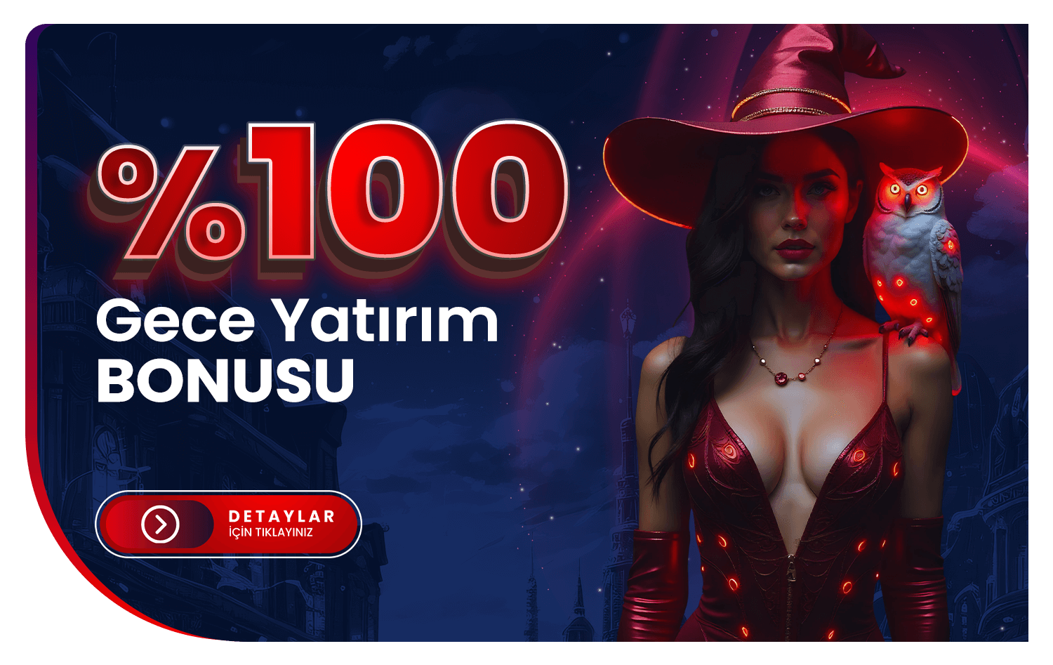 %100 GECE YATIRIM BONUSU
